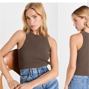 Reformation
Hudson Ribbed Sweater Tank